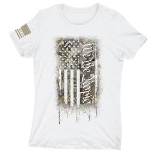 HOWITZER PATRIOT PEOPLE SPRAY S/S TEE SZ SMALL